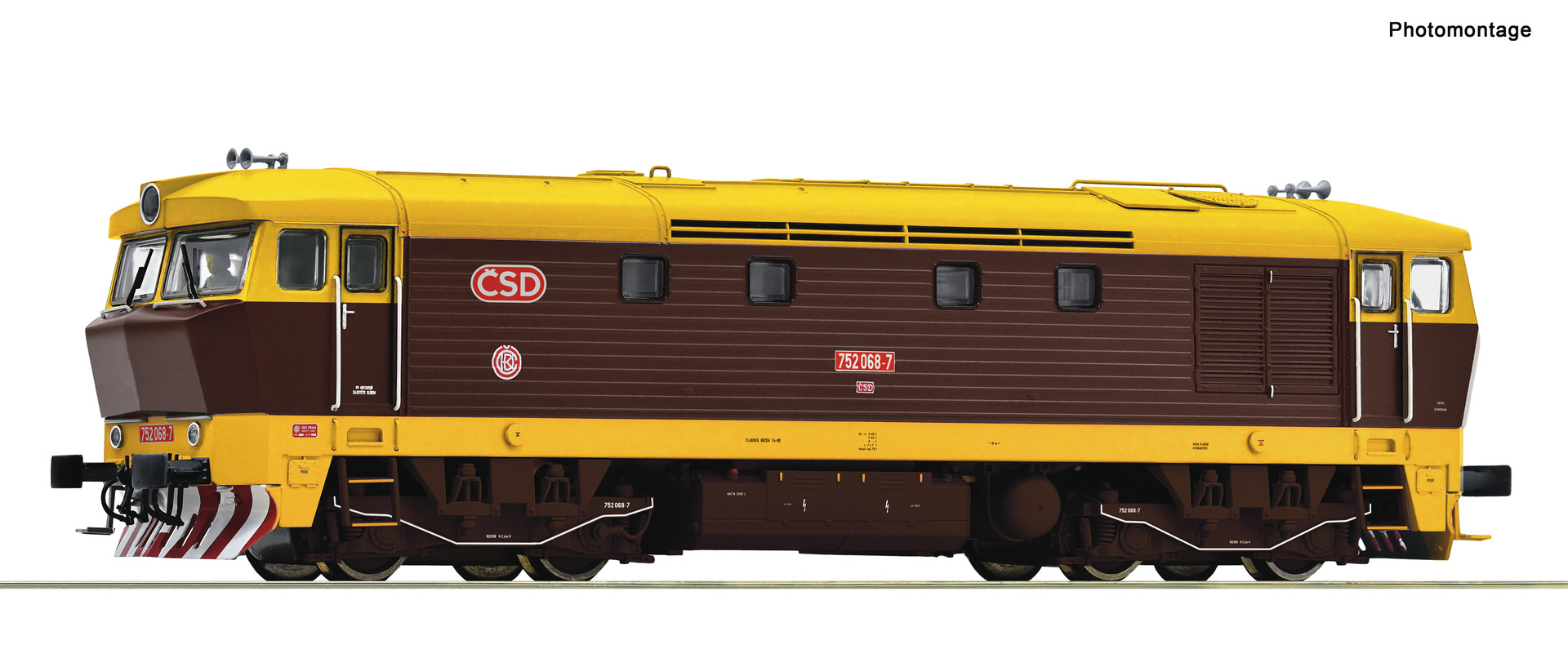 Roco 7300026 - H0 - Diesellok BR 752, CSD, Ep. IV-V